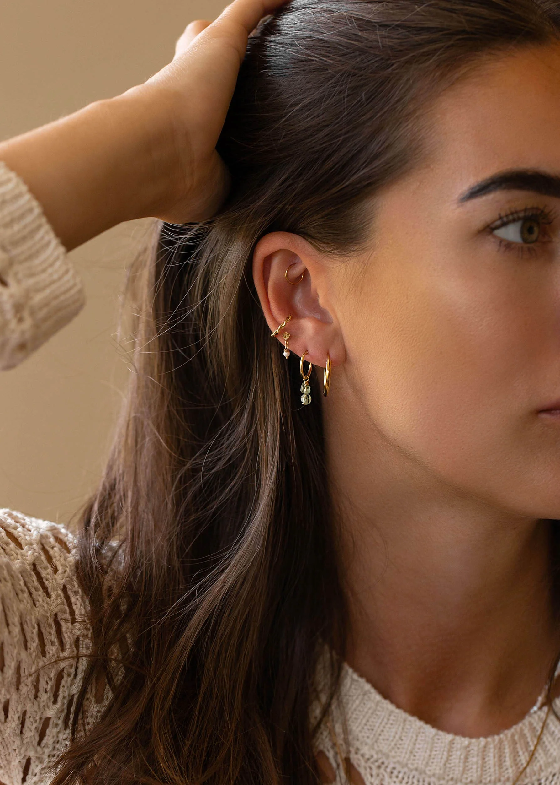 Fleur Perle Studs - Image 5