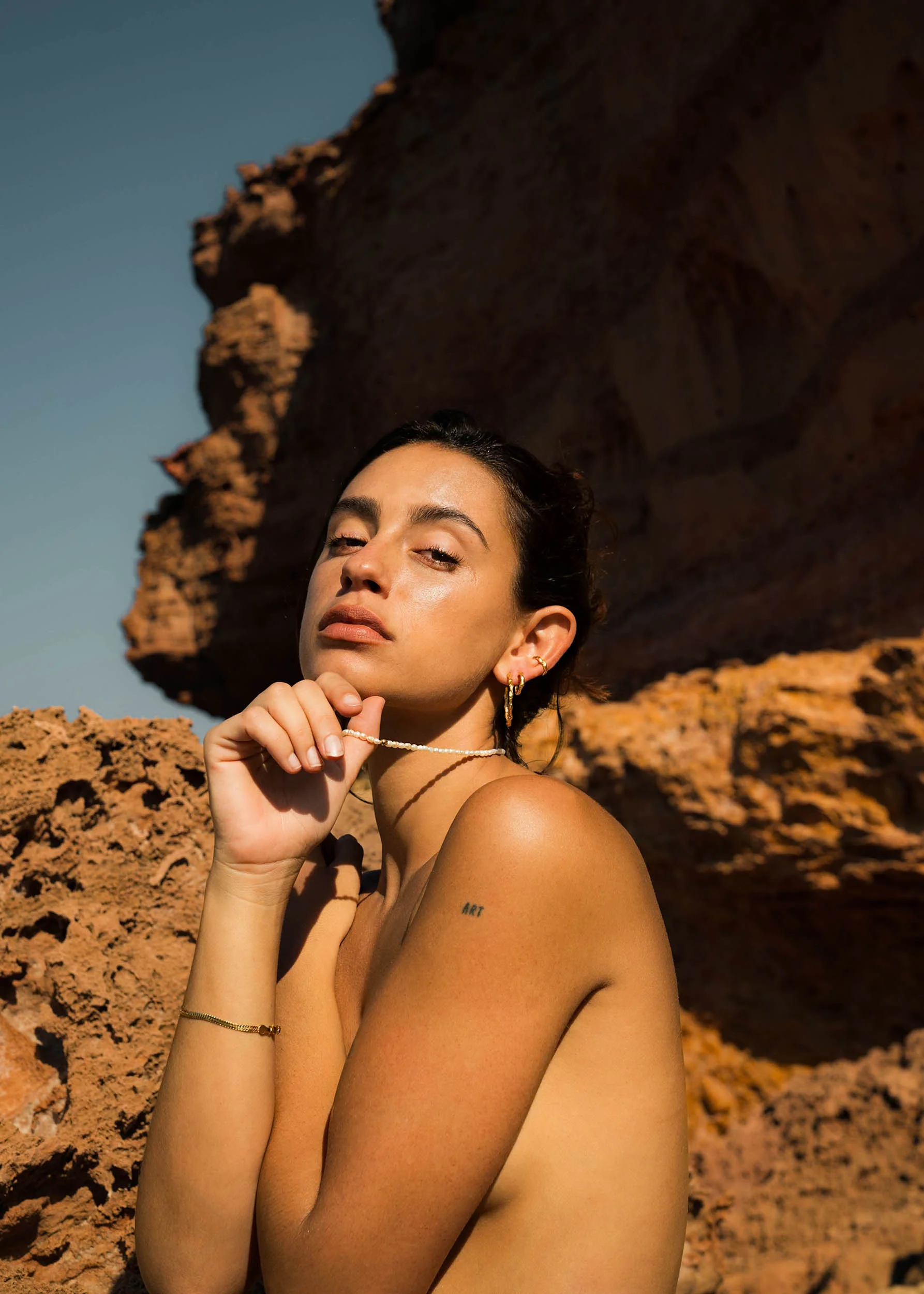 Small Luna Hoops - Image 4